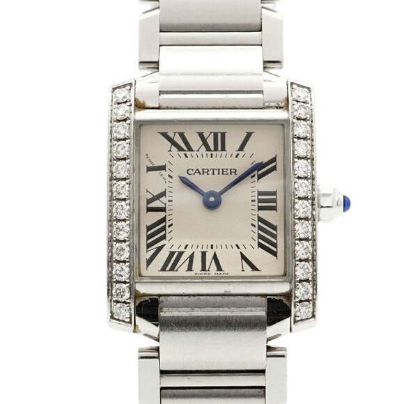 CARTIER Accessories - Cartier Tank Française SM W4TA0008 Ivory Dial Women's Watch
